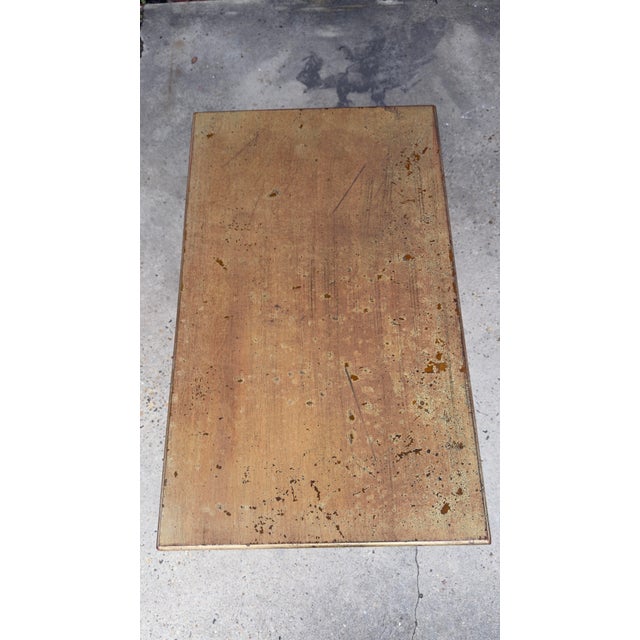 1960s Turner MFG Co Gilt Center Table Curated by Turtle and Crane - Maison Jansen Style For Sale - Image 9 of 11