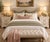 Pair of Three-Drawer Traditional Nightstands in Natural Linen For Sale - Image 11 of 11