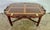 Brown English Chippendale Inlaid Mahogany Tea Table C. 1940's For Sale - Image 8 of 10