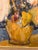 Mid 20th Century Alain Rousseau Painting of Flowers in a Vase For Sale - Image 5 of 8