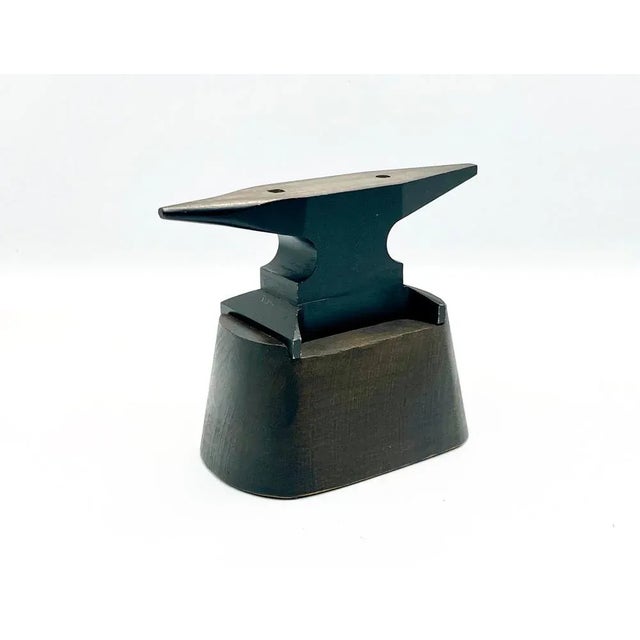 Mid-Century Bronze Jewelry Anvil Paperweight Sculpture, 1950s For Sale - Image 10 of 10