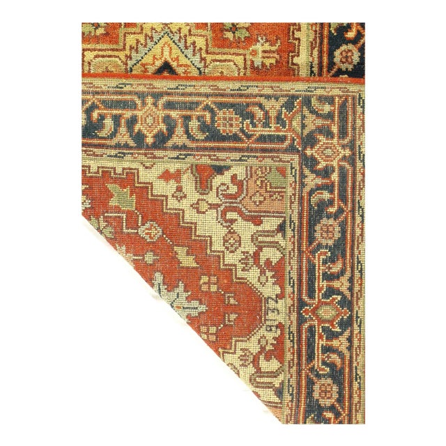 Traditional 2020s Fine Hand Knotted Serapi Design Rug For Sale - Image 3 of 4