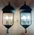 American Pair of Vintage Solid Brass Wall Lanterns /Sconces 22”x10”x11”.5 For Sale - Image 3 of 16