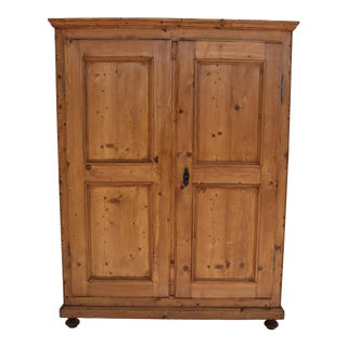 Pine Two Door Armoire, France, Circa 1900. For Sale