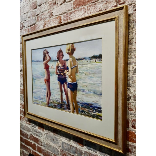 Shirl Herbert Goedike -Girls at the Beach in Summer 1999 -Painting For Sale In Los Angeles - Image 6 of 8