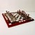 1950s Vintage Frank Lloyd Wright Arts & Crafts Boho Chic Stained Glass Chess Set - Set of 33, Atrributed For Sale - Image 9 of 18