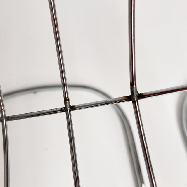 Vintage Chrome Wire Chairs by Gastone Rinaldi for Rima, 1960s, Set of 4 For Sale - Image 13 of 15