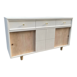 1960s Vintage Upcycled Painted Mid Century Sideboard Buffet