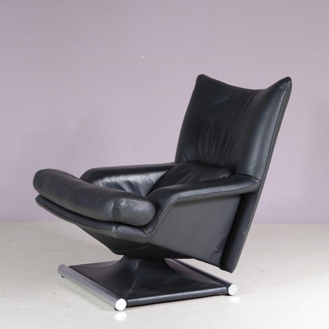 Lounge Chair by Mathias Hoffman for Rolf Benz, Germany, 1980s For Sale - Image 4 of 10