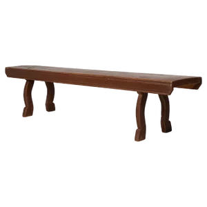 Antique Swedish Country House Bench in Pine