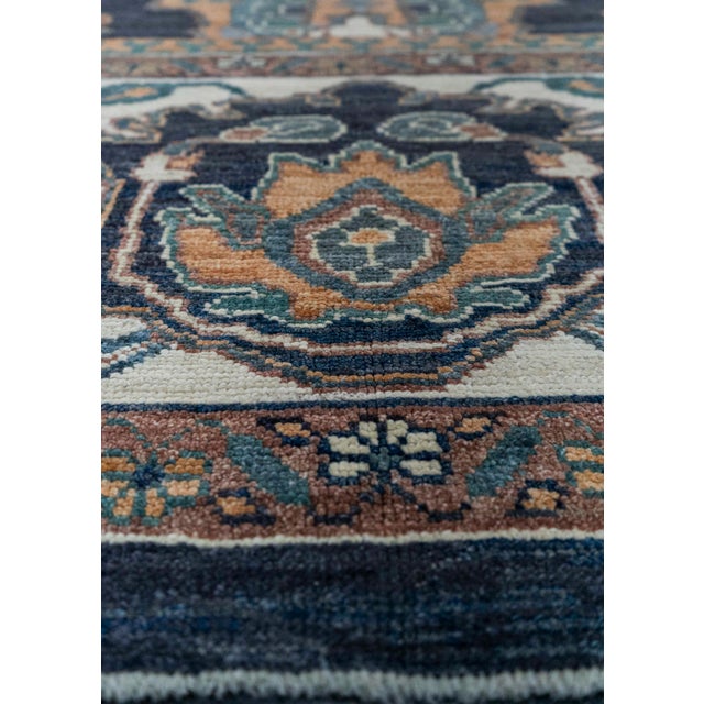 Turkish Turkish Oushak Antique Look Rug 12'4" x 15'4" #20321 For Sale - Image 3 of 8