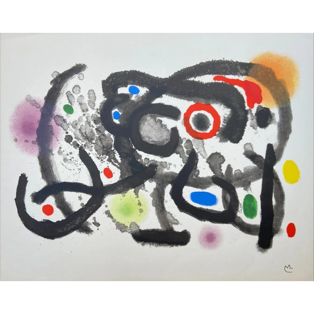 Joan Miró - Character with a red eye Lithograph 1961 For Sale - Image 6 of 6
