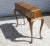 1970s American of Martinsville 2 Drawer Burl Queen Anne Style Writing Table For Sale - Image 13 of 13
