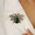Exquisite 15.35 Carat Emerald, Citrine and Diamond Beetle Brooch Pendant For Sale - Image 4 of 14