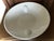 Vintage White Pedestal Bowl With Embossed Relief Pine Cones For Sale - Image 4 of 11
