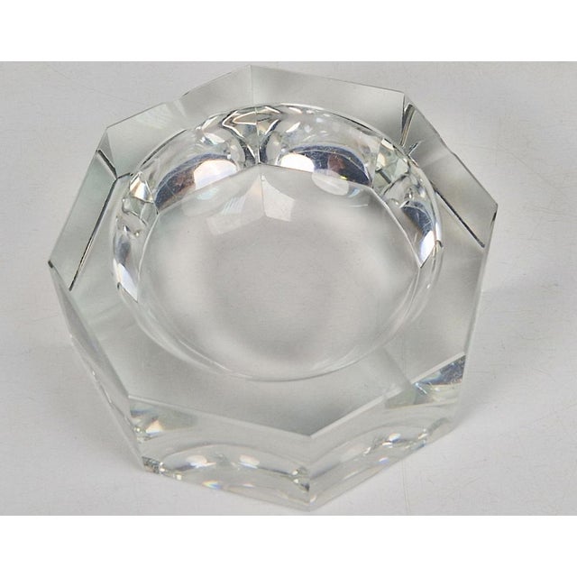 Mid-Century Modern Art Nouveau Style Crystal Ashtray from Moser, 1940s For Sale - Image 15 of 18