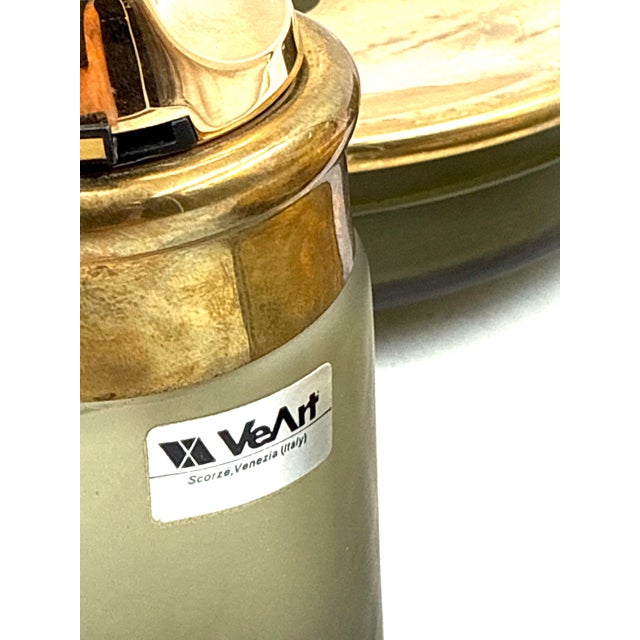 Yellow Murano Glass Smoking Set, VeArt, Italy 1970 For Sale - Image 16 of 18