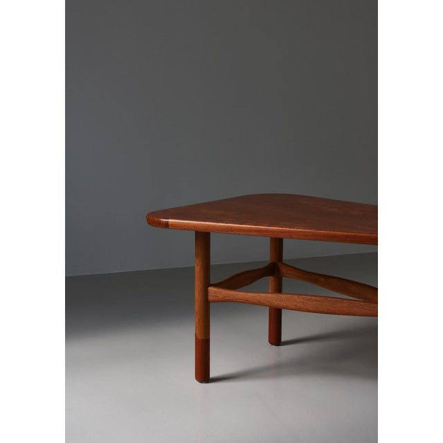Scandinavian Modern Chunky Coffee Table by Yngve Ekström for Westbergs Furniture, 1950s For Sale - Image 13 of 18