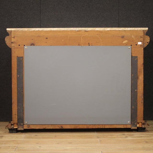 Spanish Inlaid Console with Marble Top, 1860 For Sale - Image 10 of 13