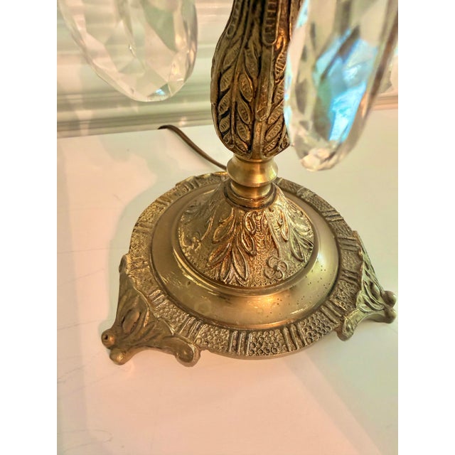 Bring timeless elegance to a console, buffet, or bedside with this charming pair of vintage chandelier accent lamps. Each...
