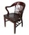 American Pr. Vintage Bank of England Jury Chairs by the Marble & Shattuck Furniture Company For Sale - Image 3 of 18