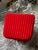Red Ligne Roset Facett Armchair and Ottoman For Sale - Image 8 of 9