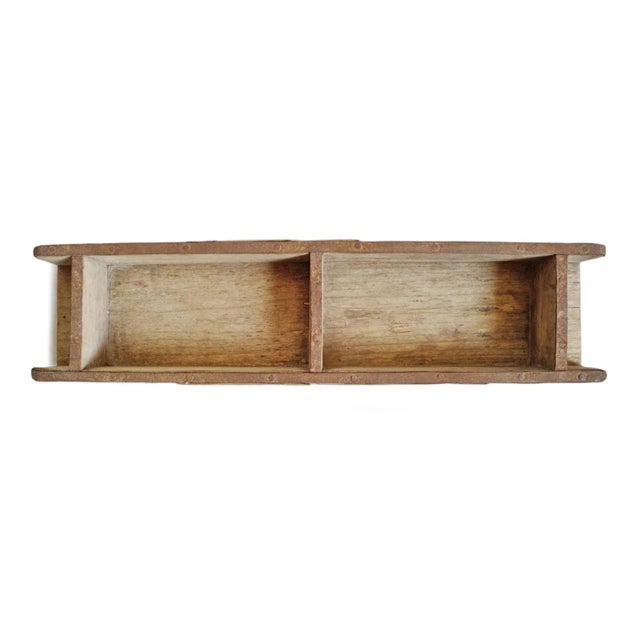Farmhouse Vintage Rustic Old Wood Brick Mold - Small For Sale - Image 3 of 7