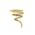 Paloma Picasso for Tiffany & Co. 18k Yellow Gold Zig Zag Scribble Brooch For Sale - Image 4 of 5