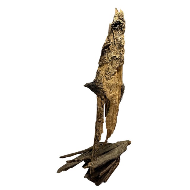 Late 20th Century Monumental Lubomir Tomaszewski Signed Wood and Copper Bird Sculpture Seven Feet Tall For Sale In New York - Image 6 of 18