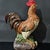 Ceramic Ceramic Rooster Figurine, Colorful Hand-Painted With Bamboo Base (Peace & Safety Symbol) For Sale - Image 7 of 7