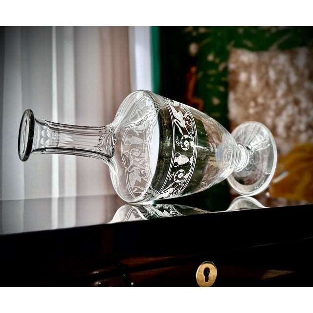French Cognac Decanter by Baccarat, 1920s For Sale - Image 8 of 11