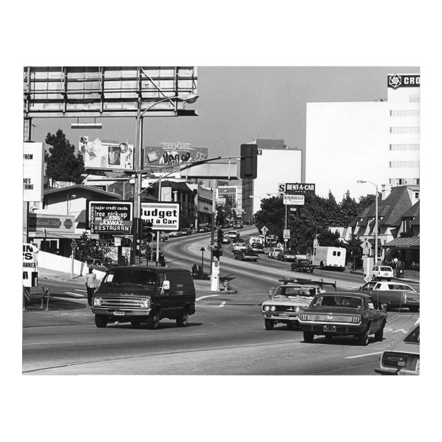 1977 West Hollywood Street Scene Photograph by Don Ware For Sale