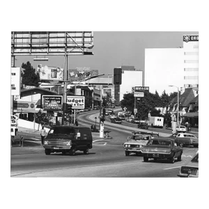 1977 West Hollywood Street Scene Photograph by Don Ware