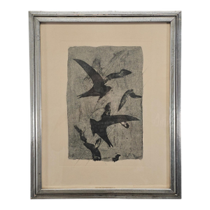 Georges Braque Birds in Flight Etching With Authentication 18.5"