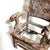 Ann Johnson Hand Made Studio Craft Paper Maché Chair and Table Set For Sale In Boston - Image 6 of 12