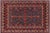 Bohemian Super Kazak Blue/Red Wool Rug - 7'0'' X 7'8'' For Sale - Image 9 of 10