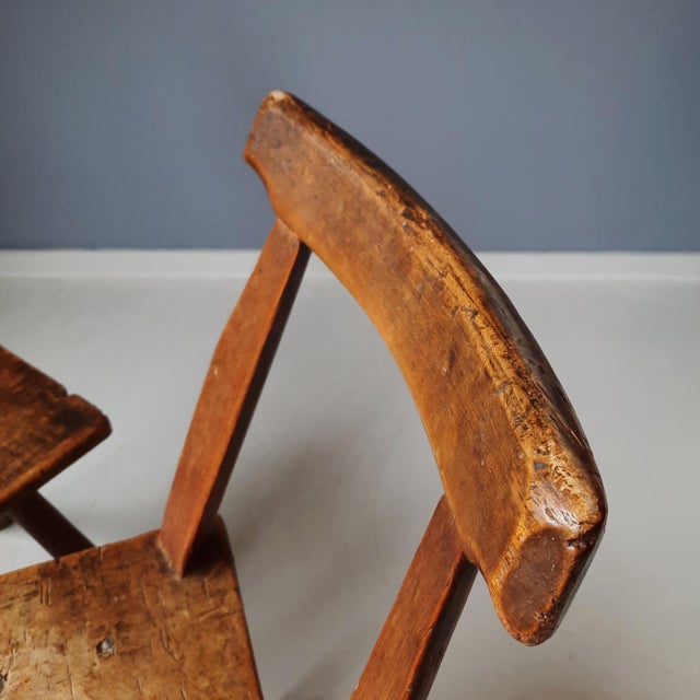 Antique 19th Century Farmhouse Chairs, Set of 2 For Sale - Image 13 of 17