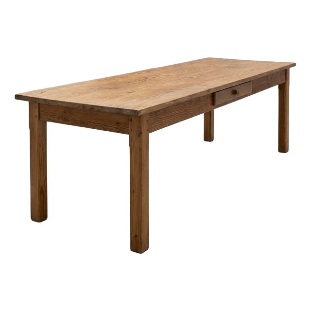 Antique French Farmhouse Table, 1880 For Sale