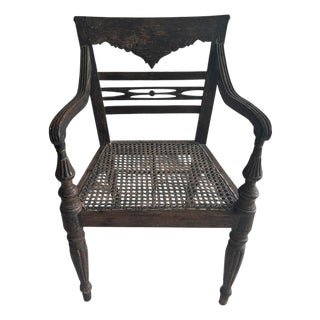 Rare Antique Raffles Arm Chair For Sale