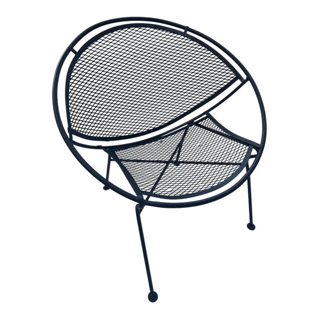 Mid 20th Century Attributed to Tempestini for Salterini Oversized Radar Lounge Chair For Sale