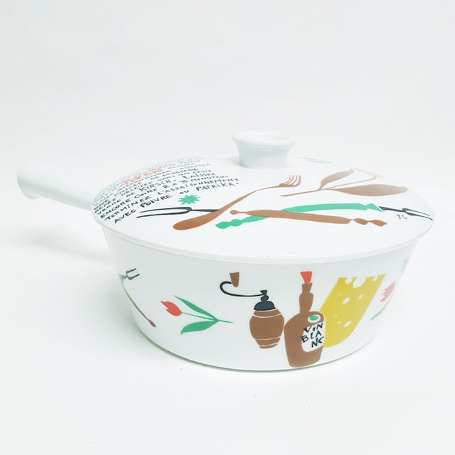 Porcelain Fondue Pot with Recipe by Schönwald For Sale - Image 18 of 18