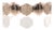 Natural Diamond Ring in 14k Gold | Unique Geometric Band Ring, Size 6.75 For Sale