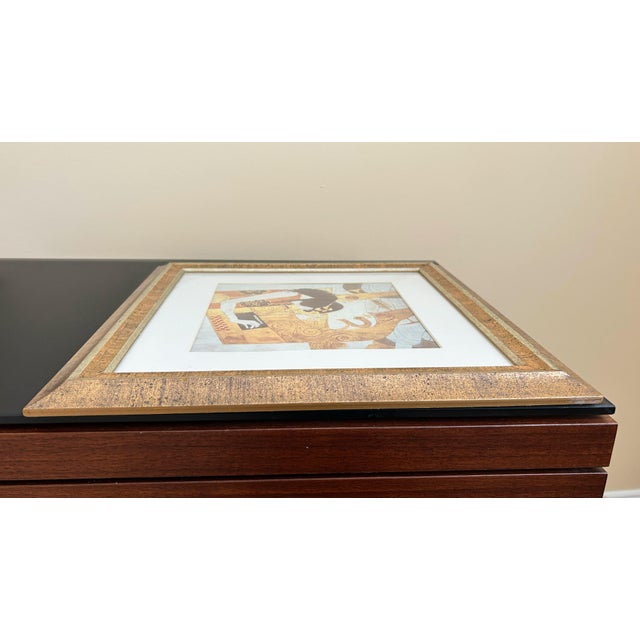 Gustav Klimt Gustav Klimt “Poetry” Framed Bookplate Illustration, Rizzoli 1995 For Sale - Image 4 of 8