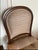 Stunning Vintage French Provincial Balloon Back Side Chair With Hand-Painted Floral Apron, Circa 1940s–1960s For Sale - Image 4 of 12