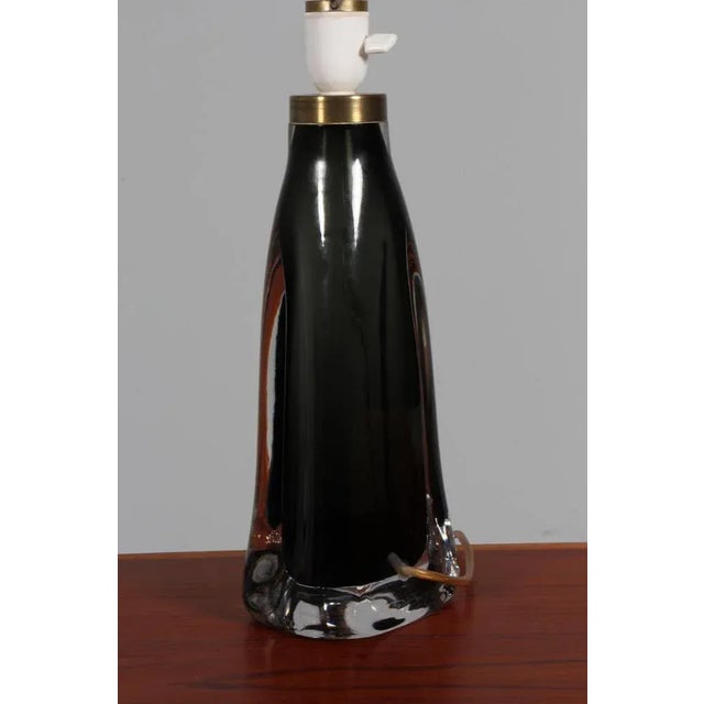 Table Lamp attributed to Carl Fagerlund for Orrefors, 1960s For Sale - Image 6 of 9