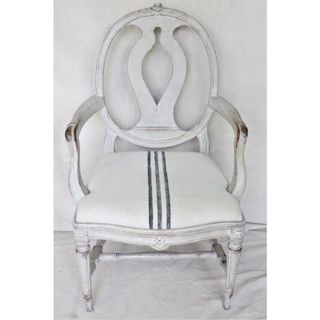 Mid 19th Century Swedish Gustavian Dining Chairs, Set of 6 For Sale - Image 10 of 13