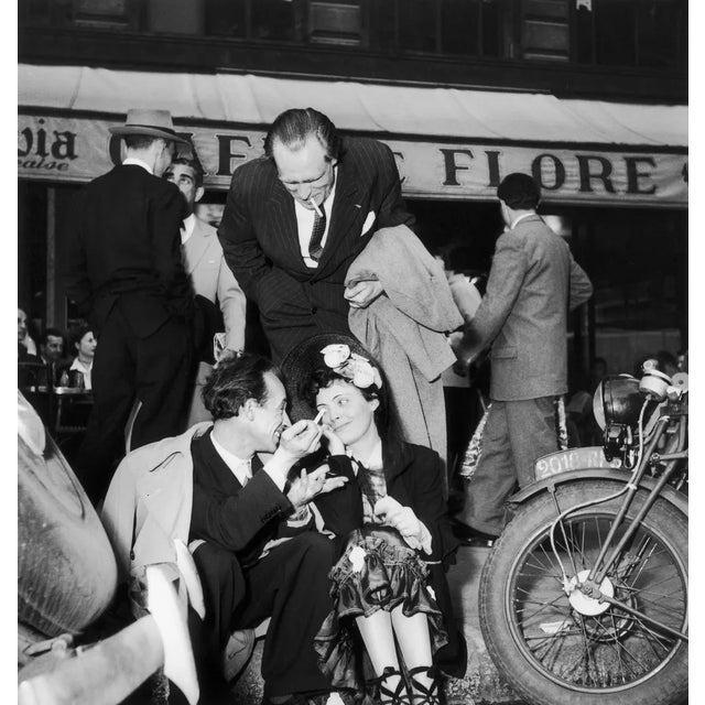 Cafe De Flore, 1948, Silver Gelatin Fibre Print For Sale