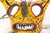 1980s Mid 20th Century Ceremonial Leather Tiger / Jaguar Mask From Guerrero, Mexico For Sale - Image 5 of 17