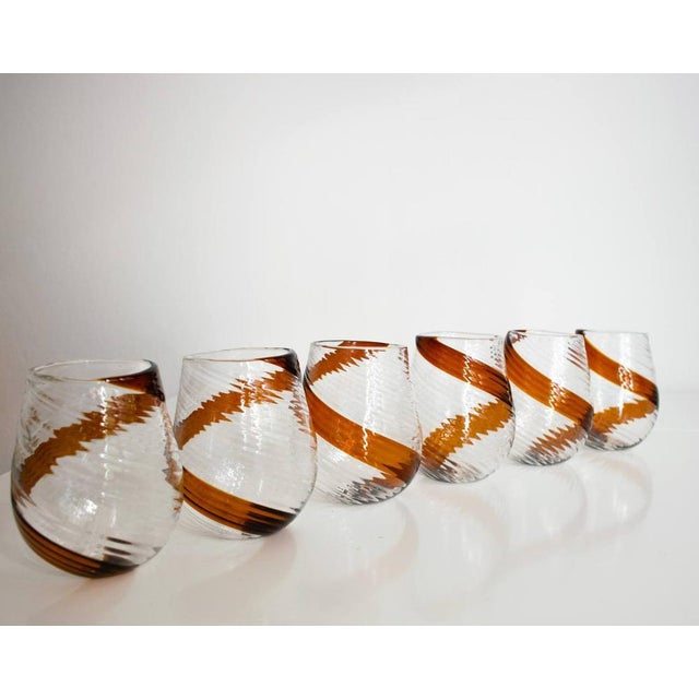 Italian Whiskey Drinking Glasses by Maryana Iskra, Set of 6 For Sale - Image 3 of 16
