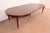 Baker Furniture Style Federal Inlaid Mahogany Extension Dining Table With Six Leaves, Newly Refinished For Sale - Image 10 of 16